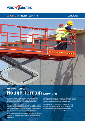 Колесни ножични автовишки Skyjack SJ 6832 RT