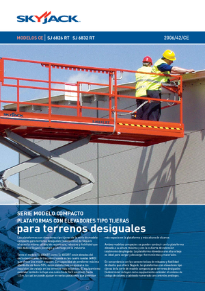 Колесни ножични автовишки Skyjack SJ 6832 RT