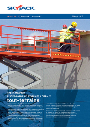 Колесни ножични автовишки Skyjack SJ 6832 RT