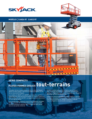 Колесни ножични автовишки Skyjack SJ 6832 RT