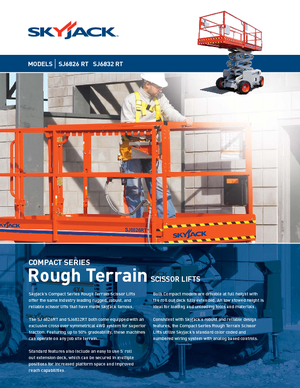 Колесни ножични автовишки Skyjack SJ 6832 RT