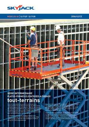 Колесни ножични автовишки Skyjack SJ 7127