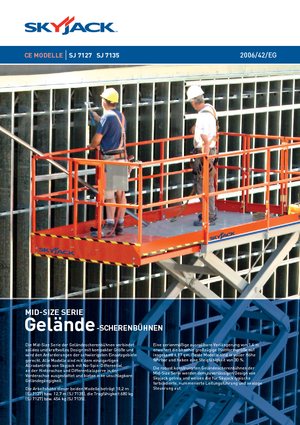 Колесни ножични автовишки Skyjack SJ 7127