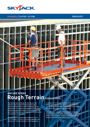 Колесни ножични автовишки Skyjack SJ 7127