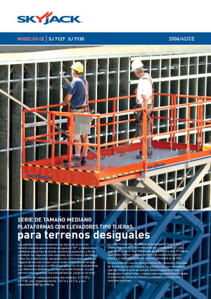 Колесни ножични автовишки Skyjack SJ 7127