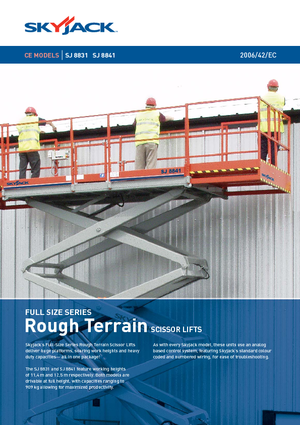 Колесни ножични автовишки Skyjack SJ 8841