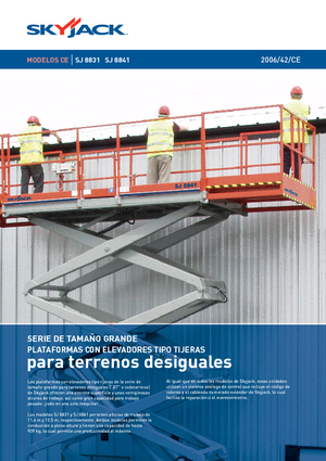 Колесни ножични автовишки Skyjack SJ 8841