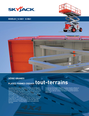 Колесни ножични автовишки Skyjack SJ 8841