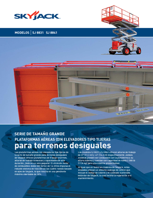 Колесни ножични автовишки Skyjack SJ 8841