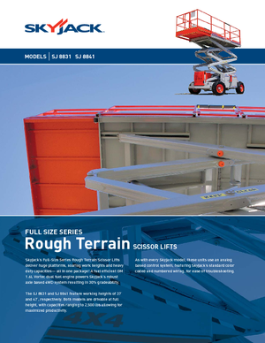 Колесни ножични автовишки Skyjack SJ 8841