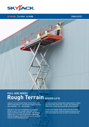 Колесни ножични автовишки Skyjack SJ 9250