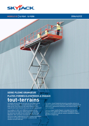 Колесни ножични автовишки Skyjack SJ 9250