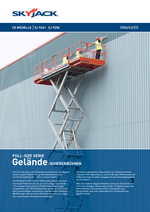 Колесни ножични автовишки Skyjack SJ 9250