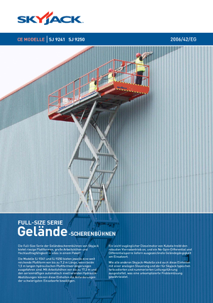 Колесни ножични автовишки Skyjack SJ 9250