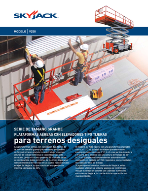 Колесни ножични автовишки Skyjack SJ 9250