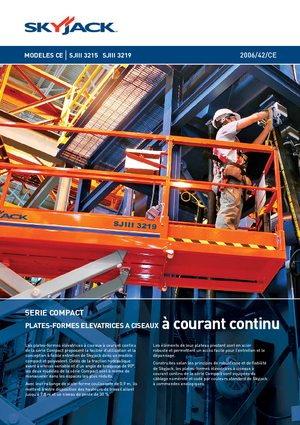 Колесни ножични автовишки Skyjack SJ III 3219