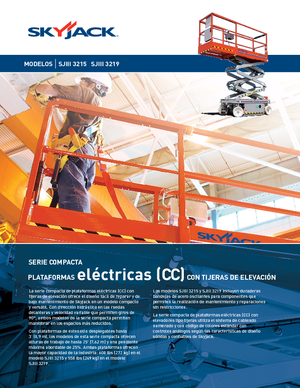 Колесни ножични автовишки Skyjack SJ III 3219