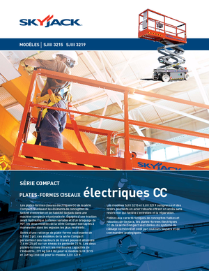 Колесни ножични автовишки Skyjack SJ III 3219