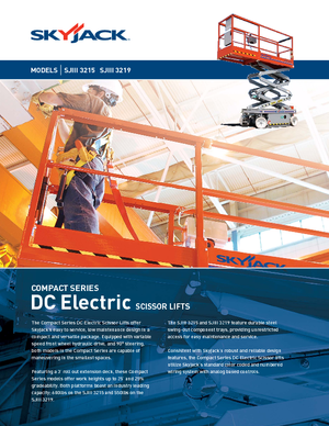 Колесни ножични автовишки Skyjack SJ III 3219