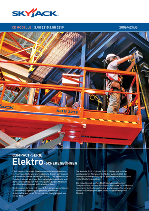 Колесни ножични автовишки Skyjack SJ III 3219