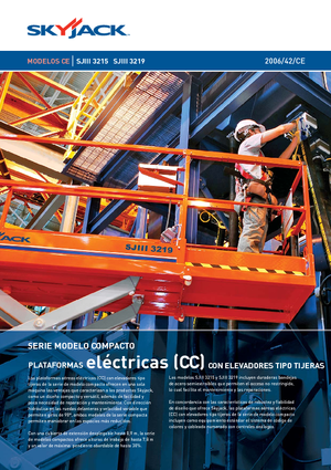 Колесни ножични автовишки Skyjack SJ III 3219