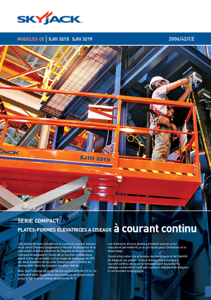 Колесни ножични автовишки Skyjack SJ III 3219