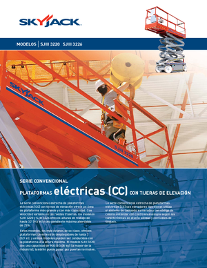 Колесни ножични автовишки Skyjack SJ III 3220