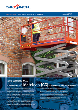 Колесни ножични автовишки Skyjack SJ III 4626