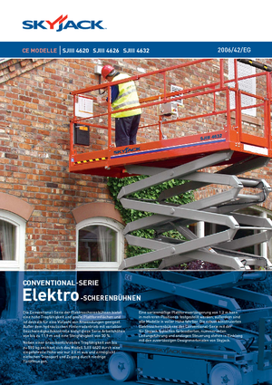 Колесни ножични автовишки Skyjack SJ III 4626