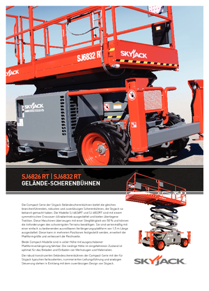 Колесни ножични автовишки Skyjack SJ III 6832 RTE