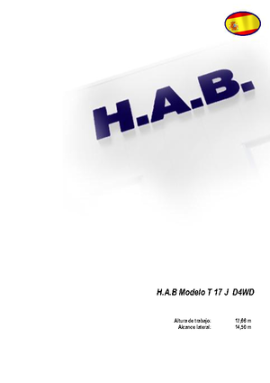 Колесни телескопични подемници HAB T 17 JD 4WD