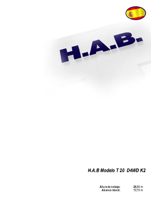 Колесни телескопични подемници HAB T 20 D 4WD K2