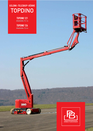 Колесни повдигачи с подвижна стрела PB Topdino 126 D