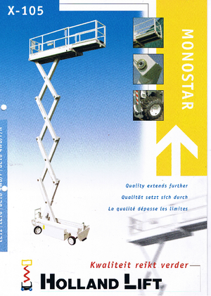 Колесни ножични автовишки Holland-Lift X 105 DL 18 4WD P