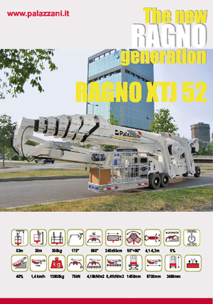 Колесни телескопични подемници Palazzani XTJ 52+ R
