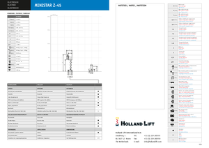Верижни ножични автовишки Holland-Lift Q-135 DL 24 TR
