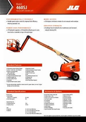 Колесни телескопични подемници JLG 460SJ