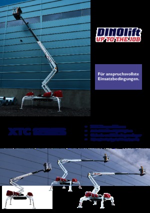 Пълзящи повдигачи с подвижна стрела Dino Lift Dino 220 XTC