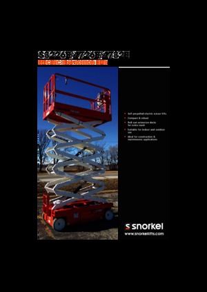 Колесни ножични автовишки Snorkel S3226E