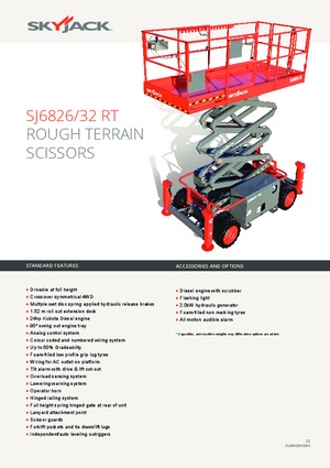 Колесни ножични автовишки Skyjack SJ III 6826 E