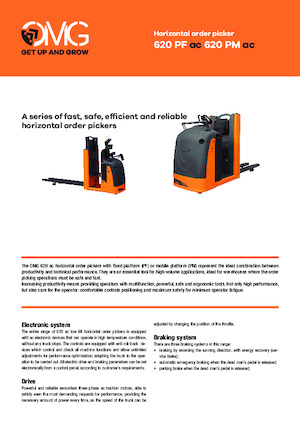 Машини за събиране на поръчки OMG 620 PF