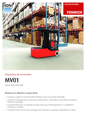 Машини за събиране на поръчки Linde MV01