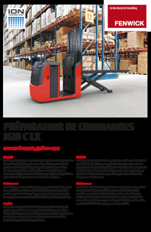 Машини за събиране на поръчки Linde N20C LX