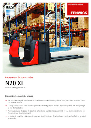 Машини за събиране на поръчки Linde N20XL