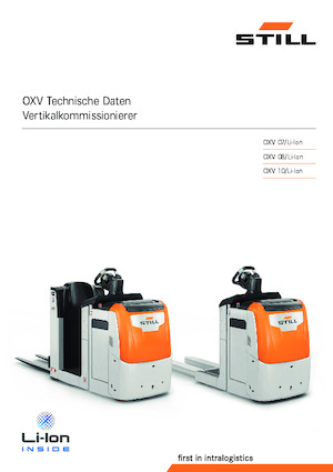 Машини за събиране на поръчки Still OXV 10