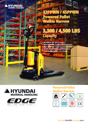 Пешеходна палетна количка Hyundai 45PPWN