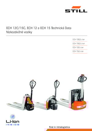 Пешеходна палетна количка Still ECH 15