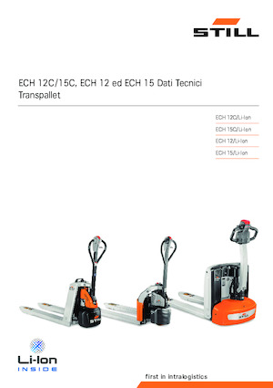 Пешеходна палетна количка Still ECH 15