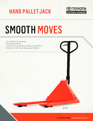 Пешеходна палетна количка Toyota HPT28U