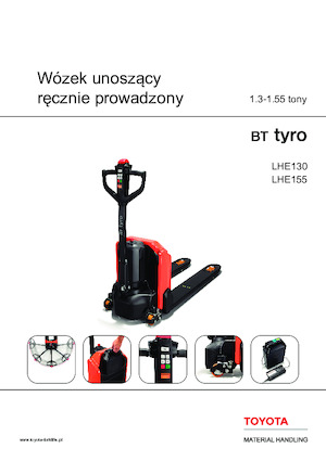 Пешеходна палетна количка Toyota LHE130